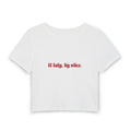 lil baby, big vibes - cropped tee